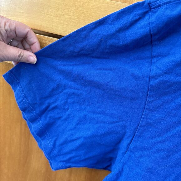 Adidas The Go To Tee Adult Men 2XL Blue Golden State Warriors #30 Curry Cotton - Picture 4 of 9